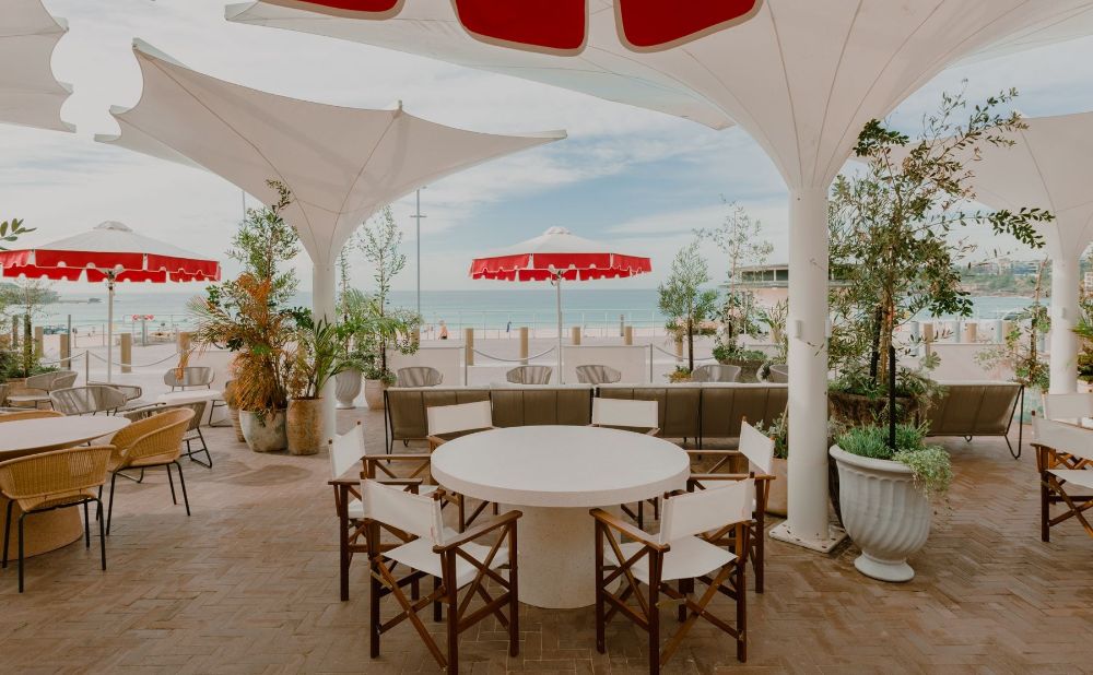 Seating overlooking Bondi Beach at Promenade Bondi Credit: Destination NSW
