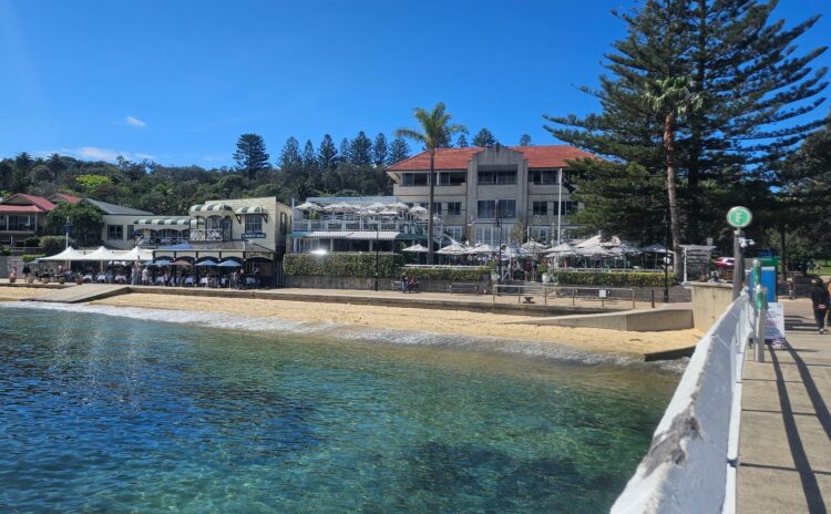 Watsons Bay wharf is one of the stops on the ferry 