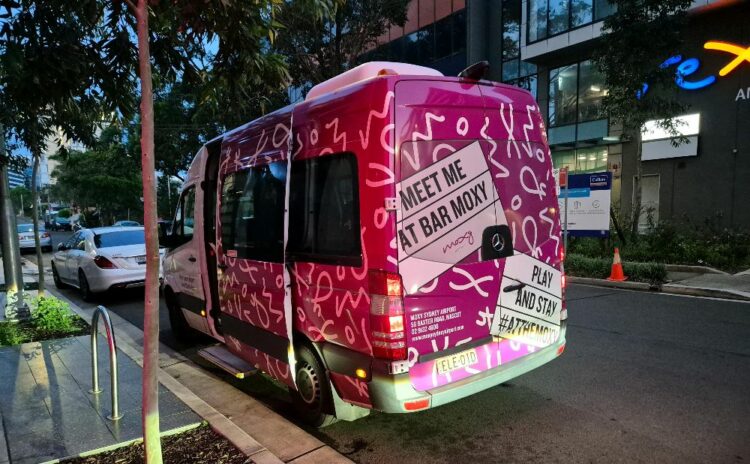 Moxy Sydney Shuttle bus