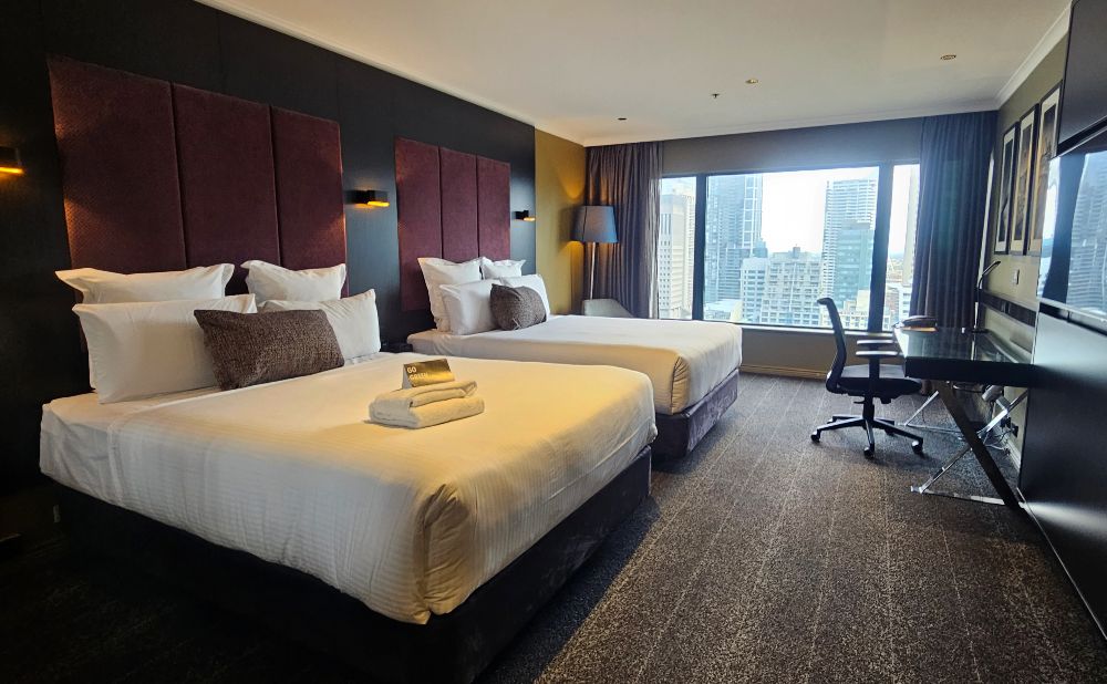 Pullman Hotel Sydney Hyde Park view