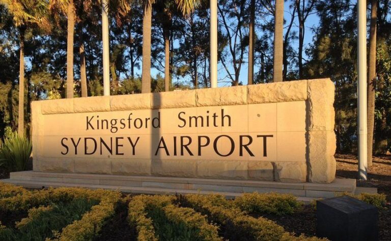 Sydney Airport Sign