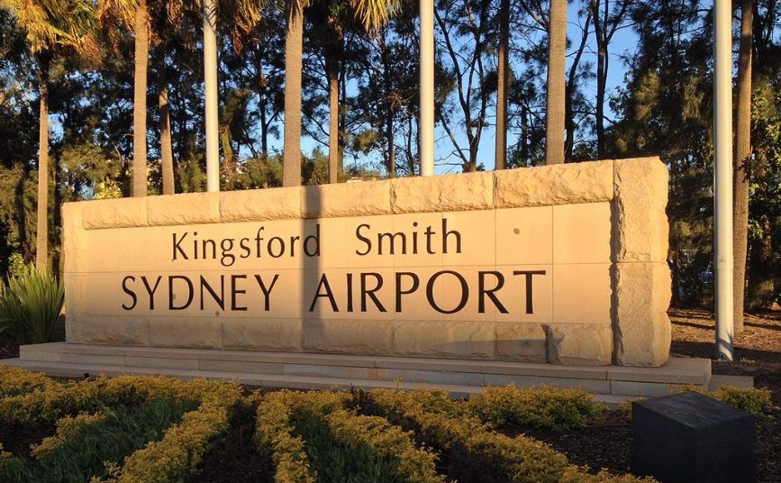 Sydney Airport Sign