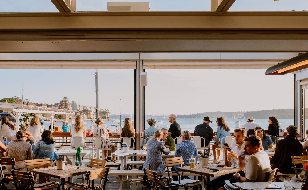 The view looking to Sydney Harbour from Felons Manly