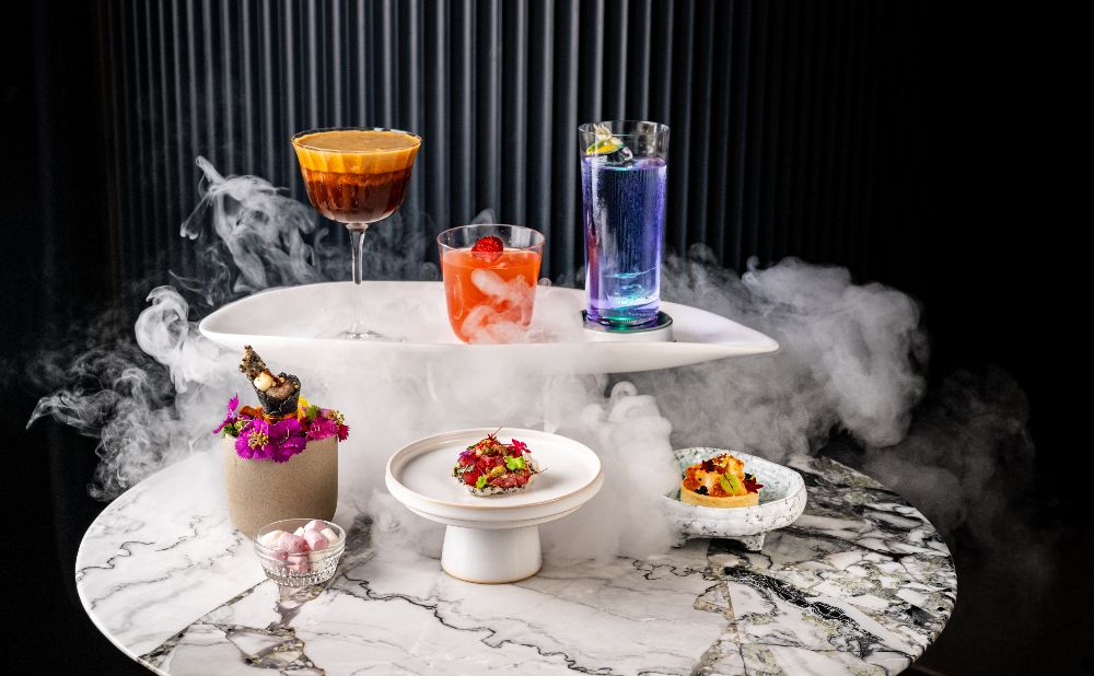 Food and drinks for Vivid 2025 at Aster at the Intercontinental Hotel