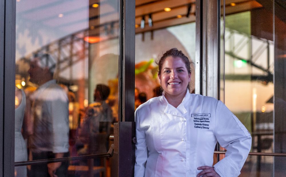 Chef Danielle Alvarez  at Sydney Opera house for Vivid 2026