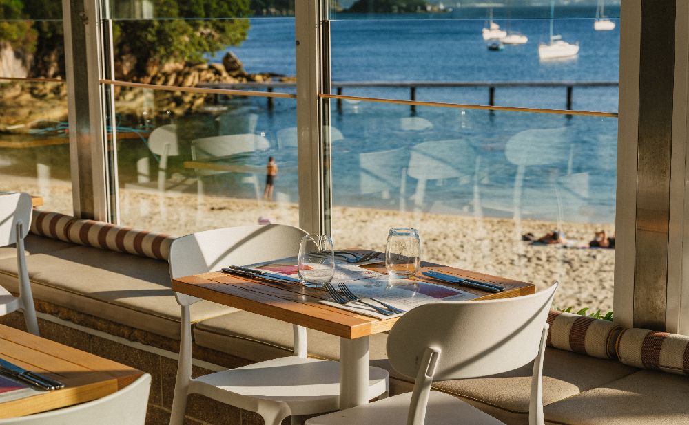 Breakfast, lunch or dinner by the beach at Ripples Little Manly