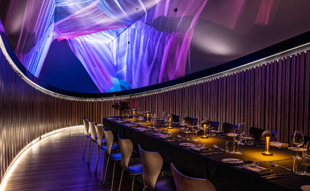 a three-course dinner in a secret location within the Opera House