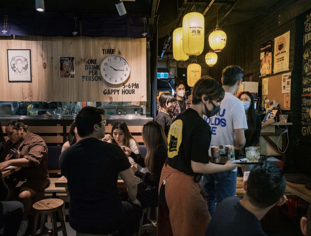 Happy hour at Nakano Darling Harbour