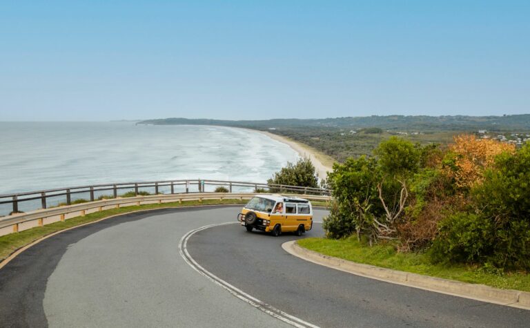 Pacific Coast Drive Sydney to Brisbane - near Byron