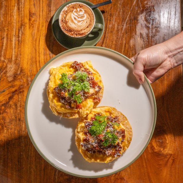 Breakfast Tacos at Wild Sage