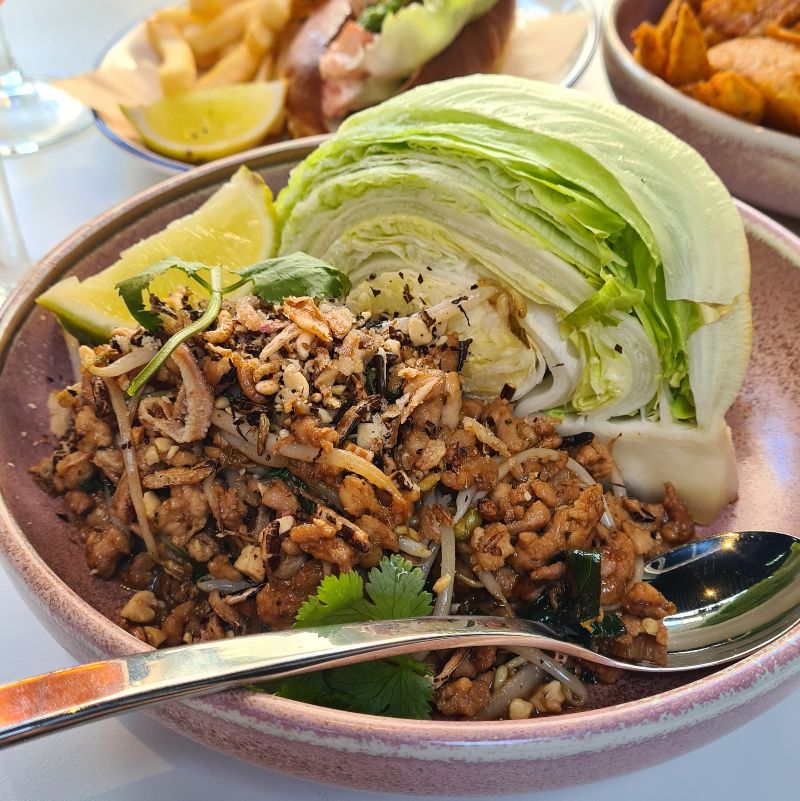 Chicken Larb Choi Bow at Cabana Bar