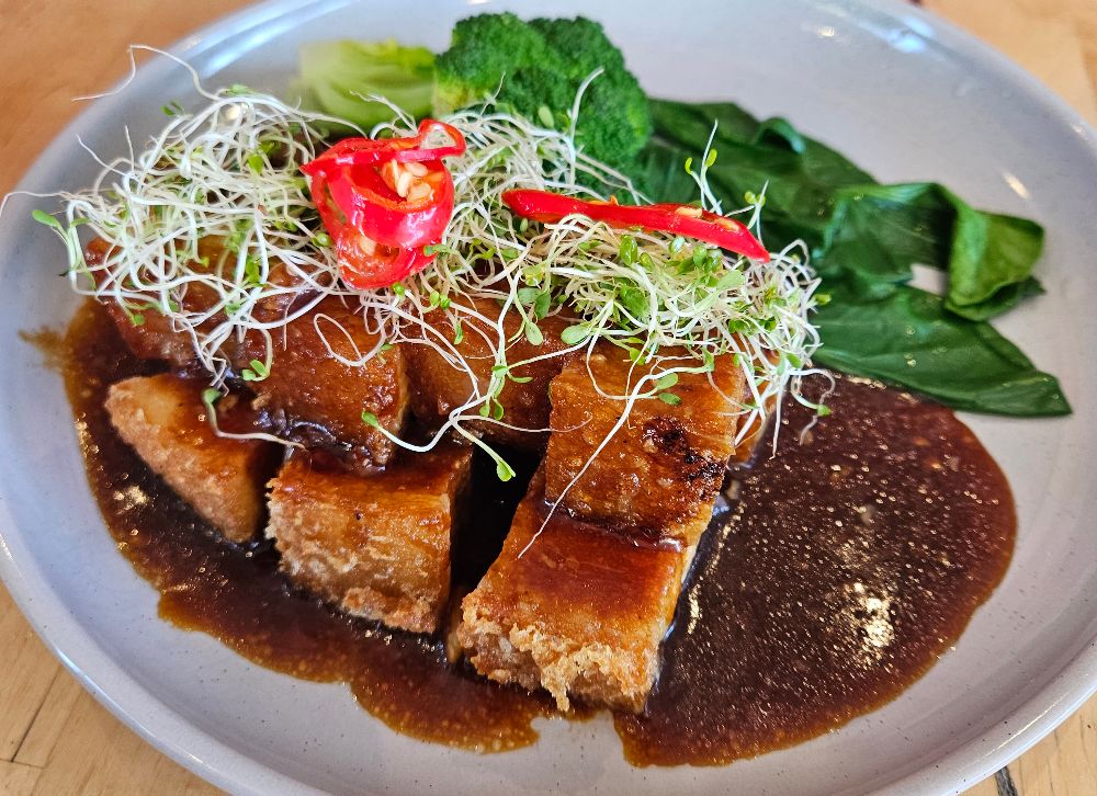 My crispy pork at Duck Inn