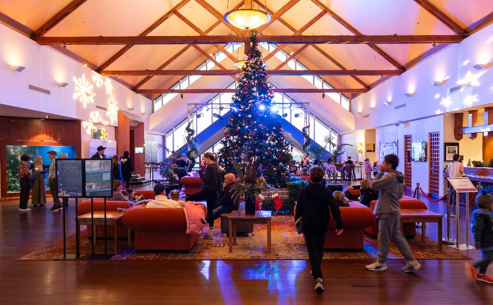 The Fairmont decorated for Yulefest