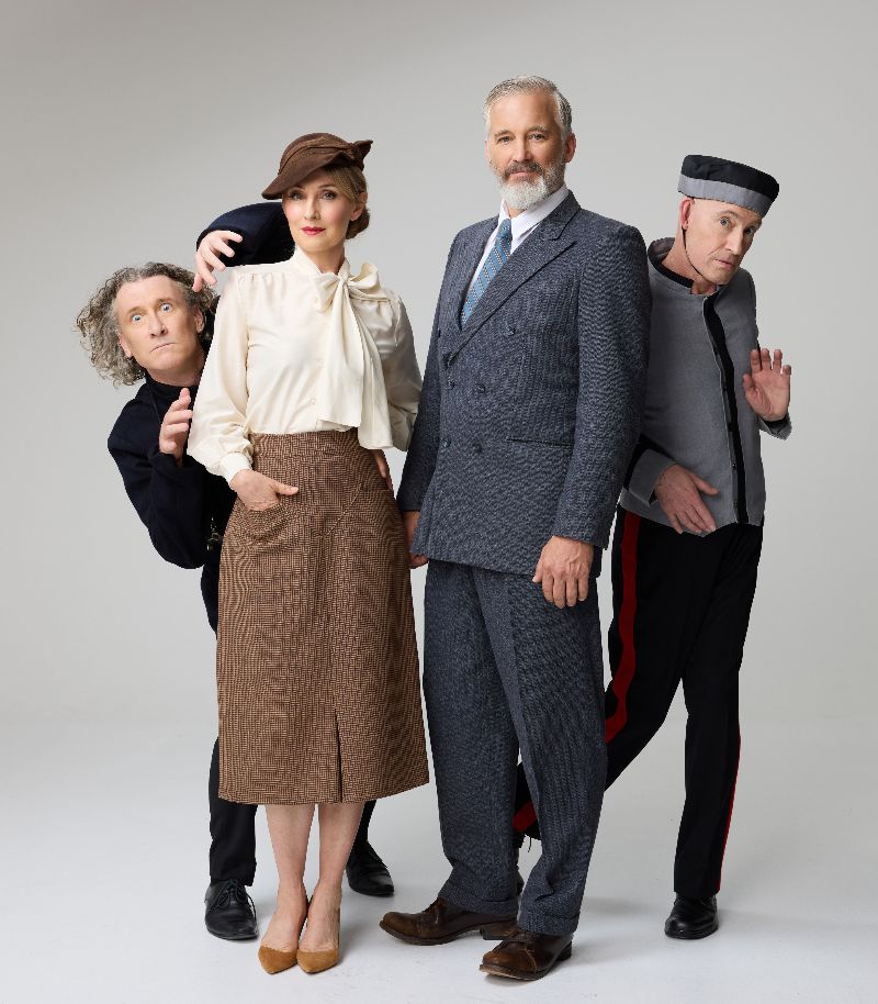The 39 Steps - four actors - including Lisa McCune, Ian Stenlake, and The Umbilical Brothers 