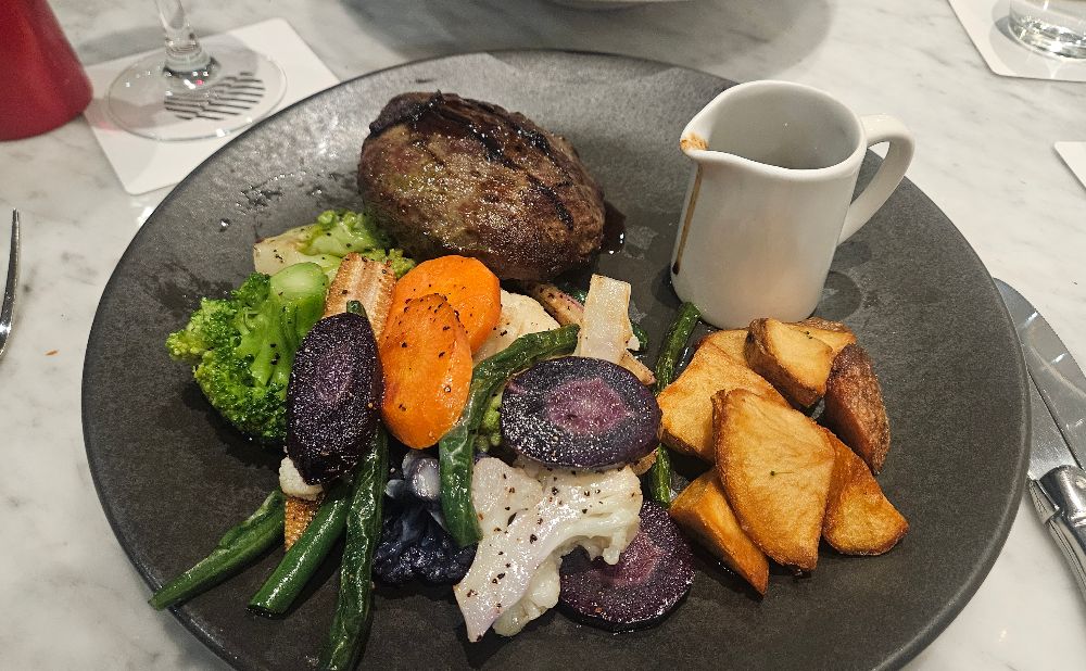 Lamb rump and roast vegetables at Bar Thirty6