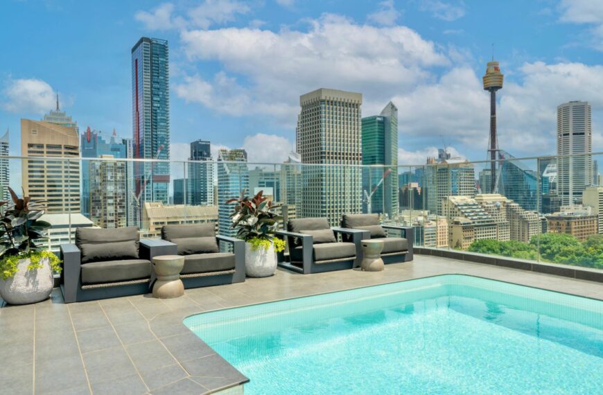 View of Sydney featuring Sydney Tower from the Pullman Hotel Hyde Park