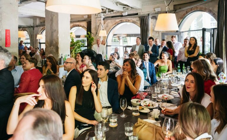 Melbourne Cup lunch at the Apollo restaurant in Sydney