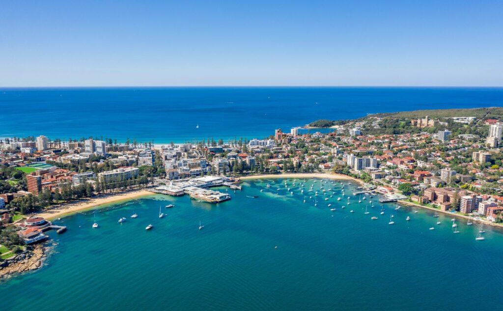 Manly from the air