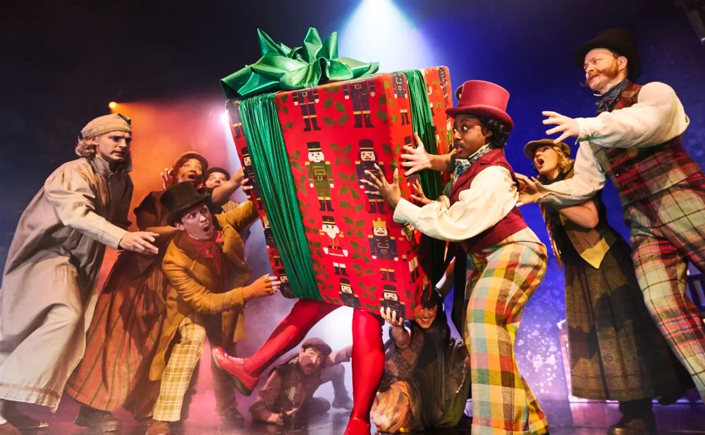 Christmas Carol Goes Wrong cast image