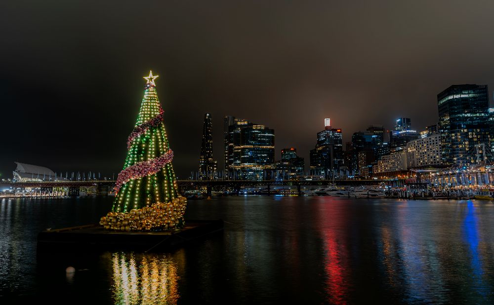 Darling Harbour's Floating Christmas Tree