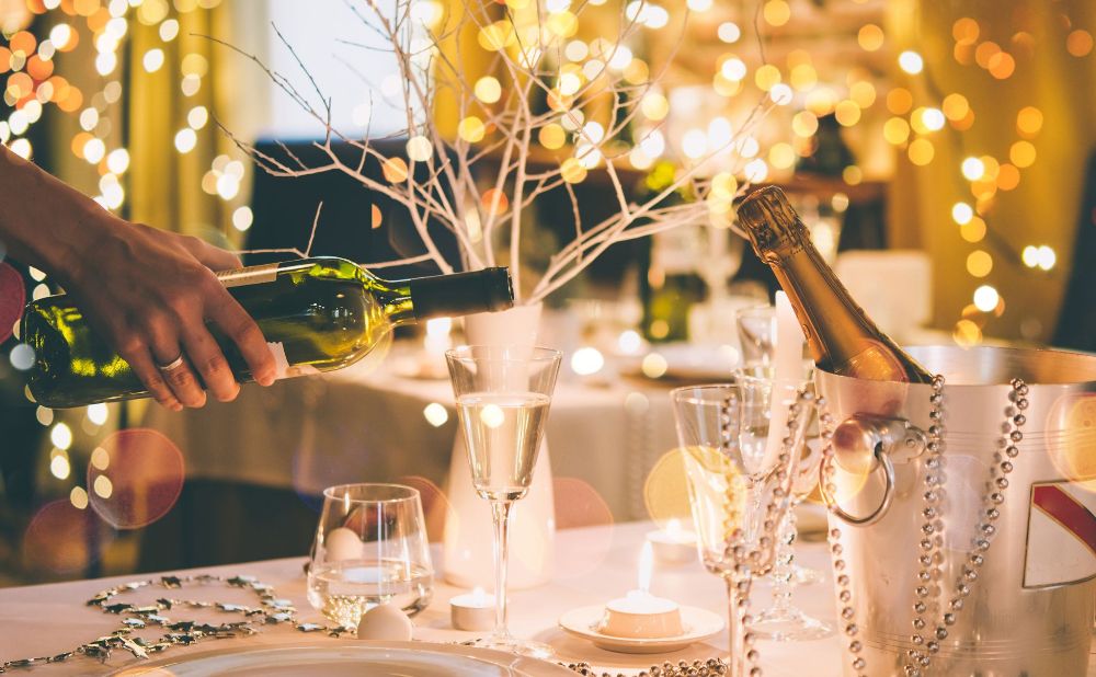 decorated table at Pullman Hyde Park