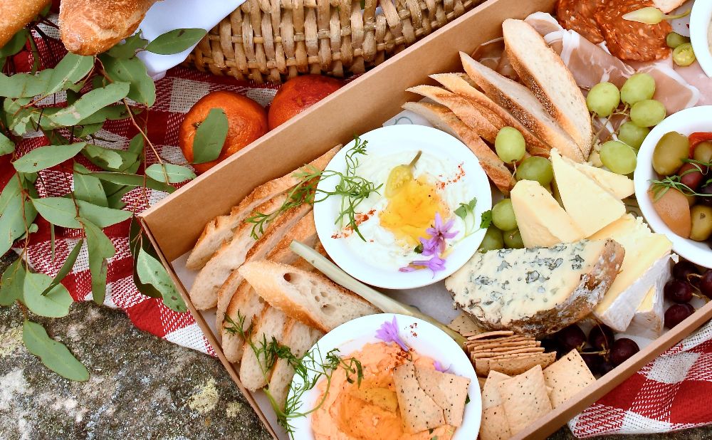 Picnic hamper at Q Station
