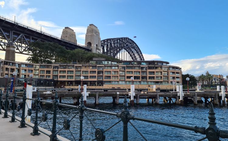 Campbells Cove Harbour Bridge View