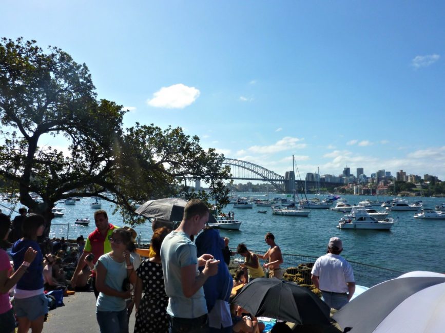 NYE View Mrs Macquarie's Point
