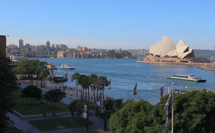 West Circular Quay NYE view