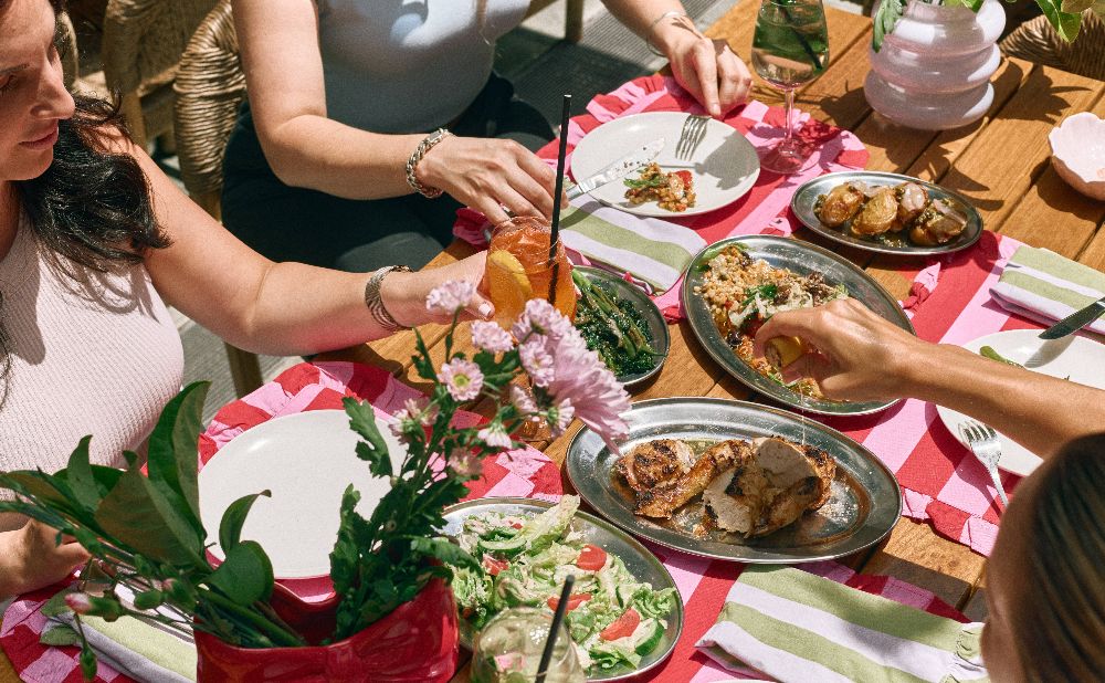 Galentines Shared meal at the Bank Hotel in Newtown Sydney