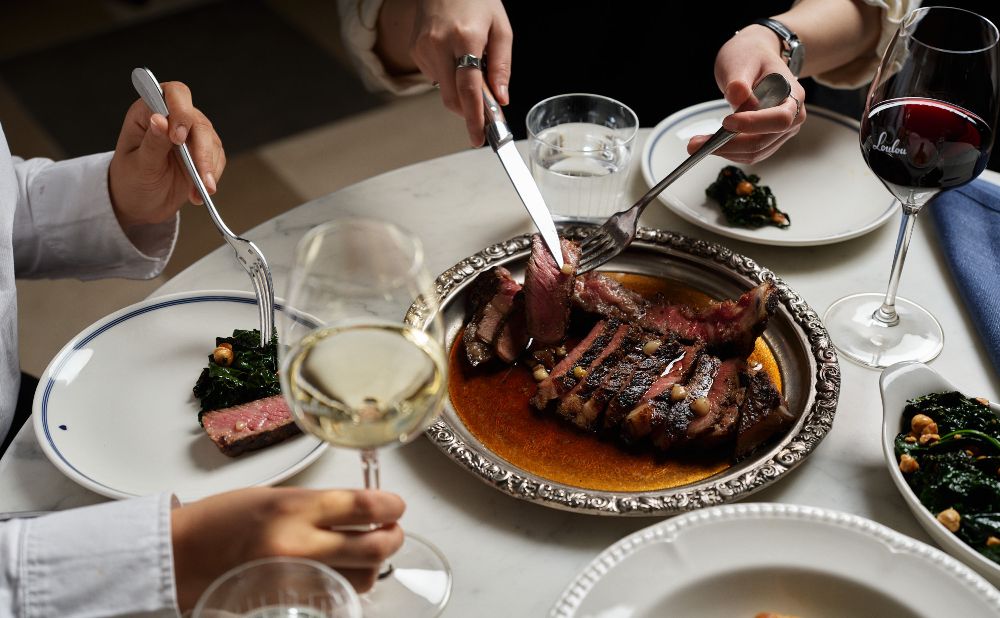 Steak at Lou Lou Bistro Martin Place
