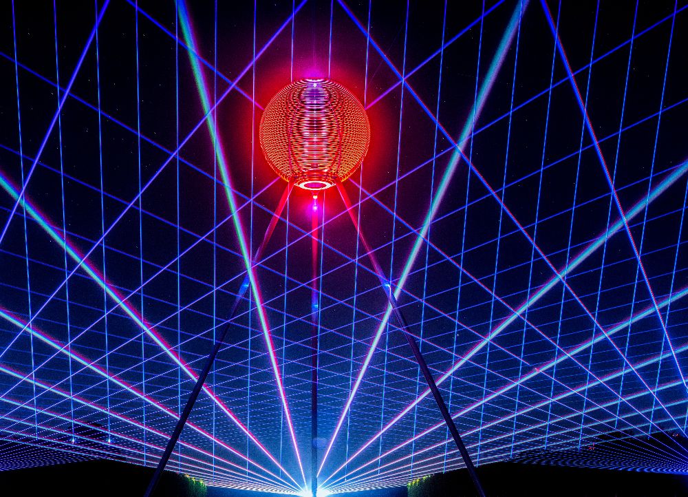 Molecule of Light laser installation