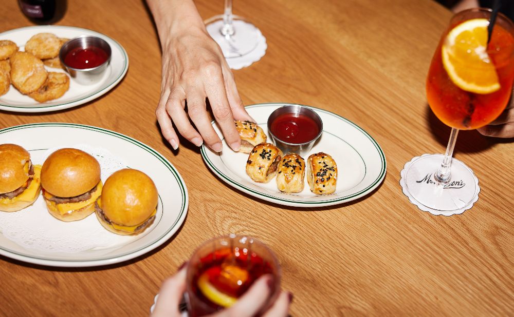 Bar snacks at Morrison Credti: Steven Woodburn