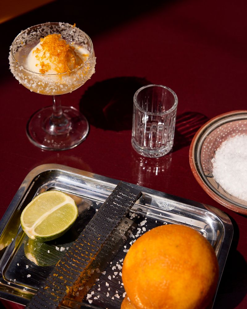 Messina's Salty Margs sorbet