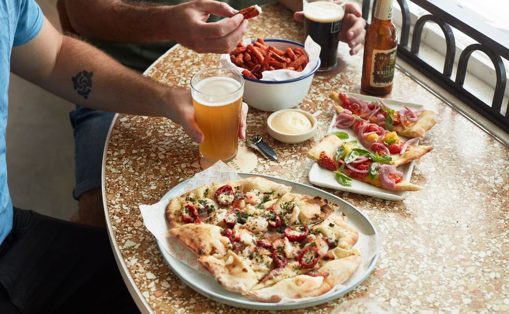 Harbord Hotel weekday specials  include Pizza, chops and 