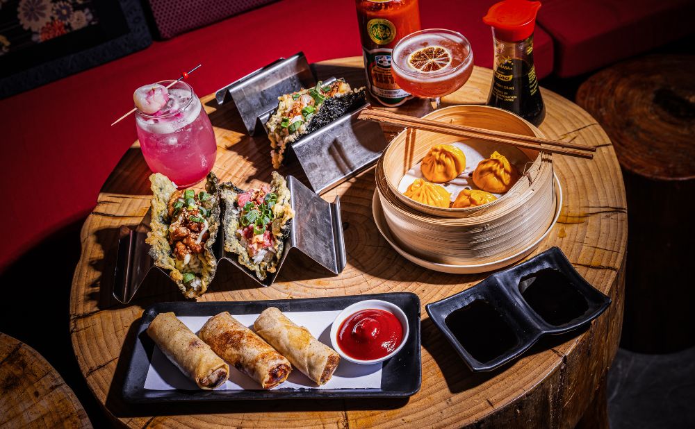asian style small bites Bar Hanami, Credit: Trent van der Jagt