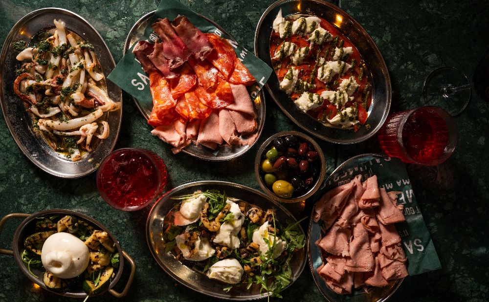 Italian antipasti at Salumerie