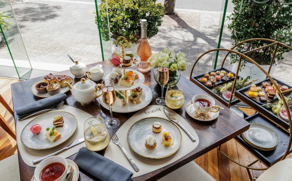 High Tea Mother's Day menu at Bacar Sydney