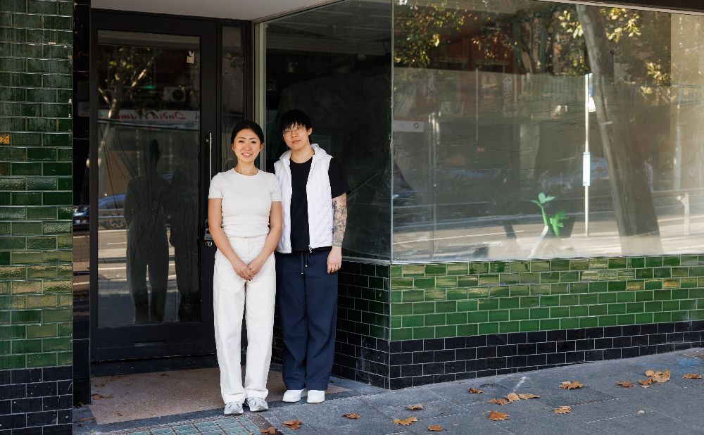 Joy Liu, the owner behind Amuro Darlinghurst, alongside venue manager Akie Ueda,