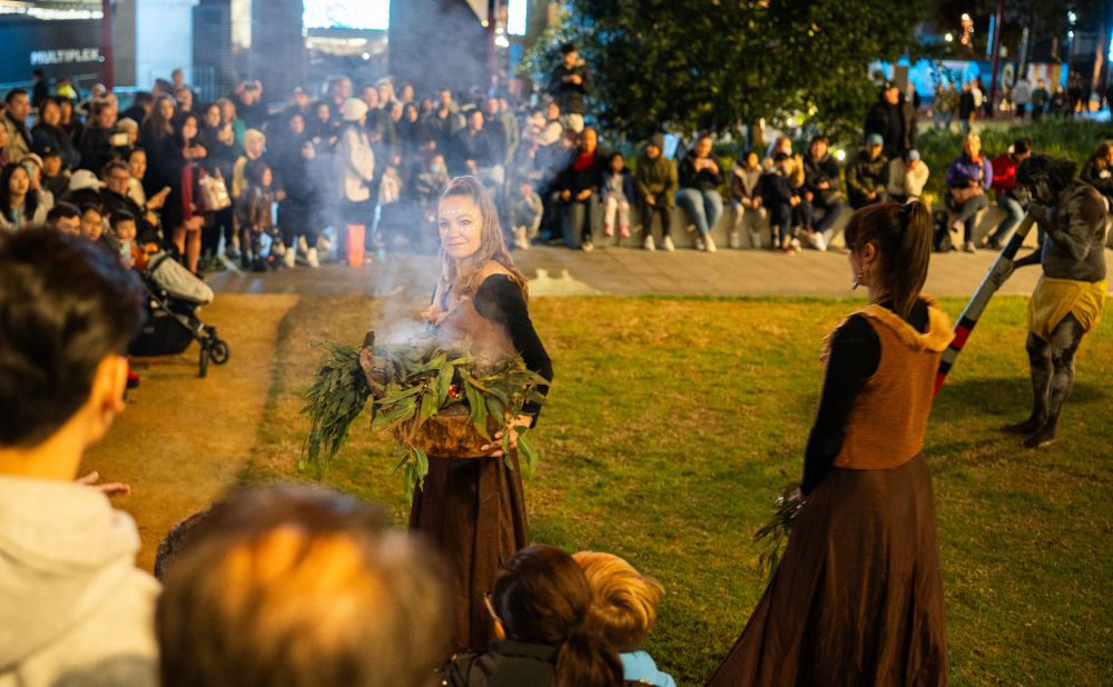 NAIDOC Week at Barangaroo - Smoking ceremony