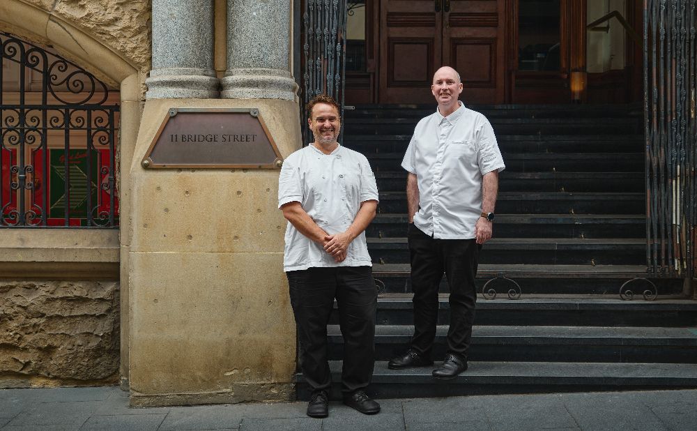 Sunday Co_Vito's leadership team L to R_ David Clarke, culinary director, Michael Fox, executive chef_Credit Steven Woodburn