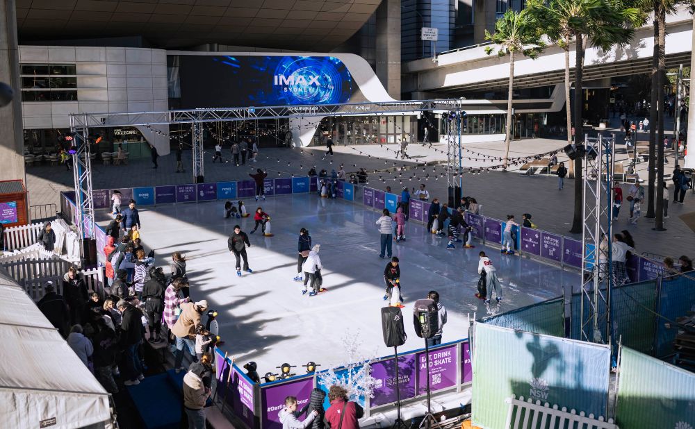 Darling Harbour Ice Rink Credit: Cassandra Hannagan