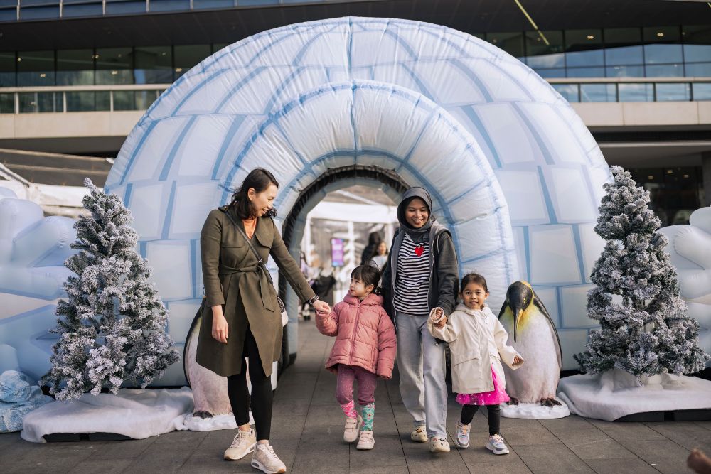 Igloo at the The Alpine Activity Zone,  Credit: Cassandra Hannagan