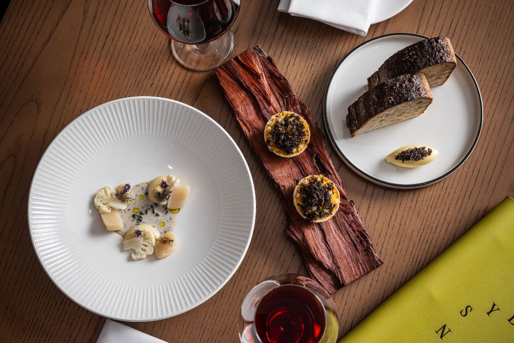 a sample of 3 truffle dishes from Sydney Common's winter truffle menu