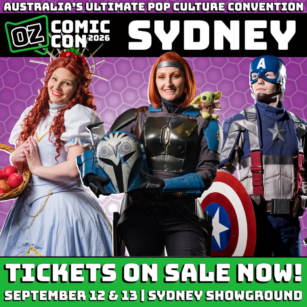 poster to celebrate Oz Comic Con 2026