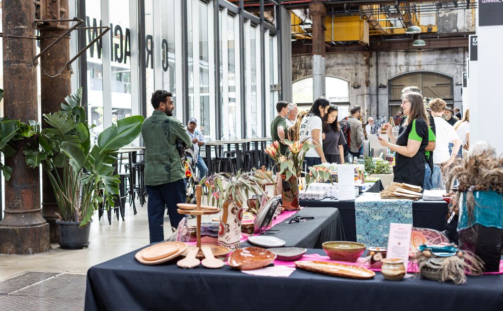stall at the australian native food festival