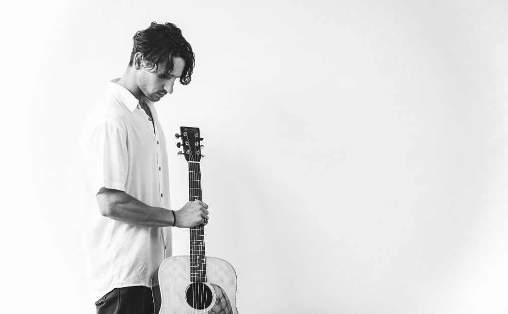 Jack Rose with his guitar