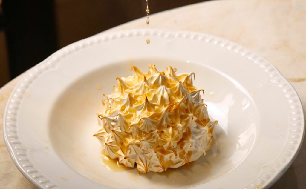 Bombe Alaska for dessert