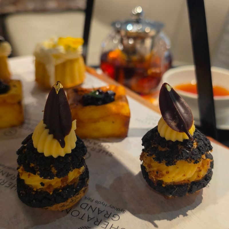 La Dauphin double cream profiterole