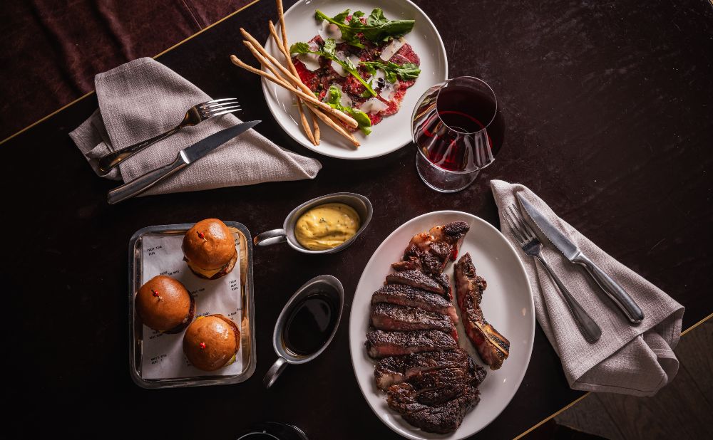 steak, burgers and cold cuts at Chophouse